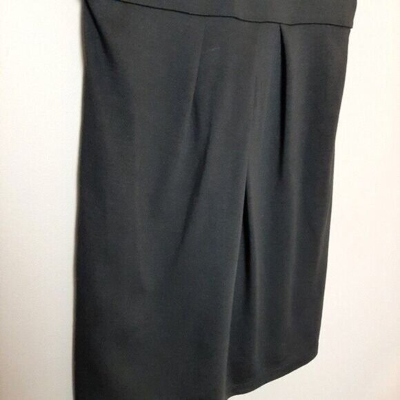 PINS & NEEDLES  | Empire Waist Black Mini Comfy Stretch Dress LBD Sz L - Picture 6 of 9